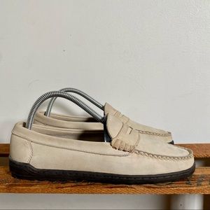 Ahh.. Keds Kachina Light Tan Suede Leather Penny Loafers Women’s 8.5